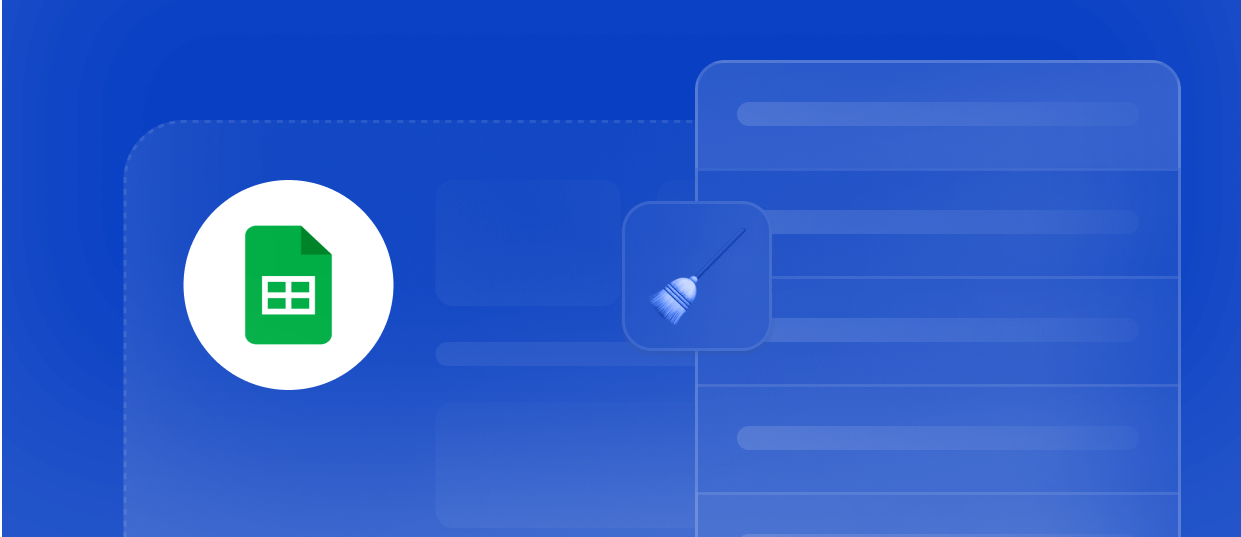 Cleaning and working with data in Google Sheets course
